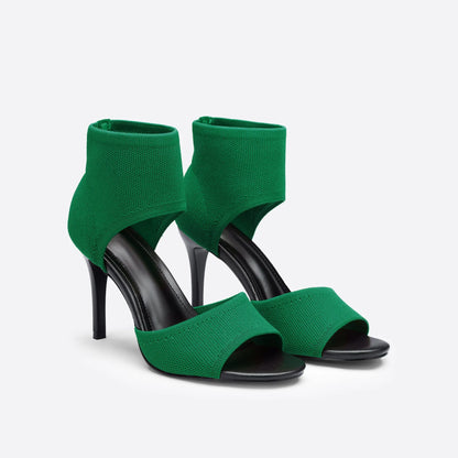 ELLA HIGH HEELS - GREEN